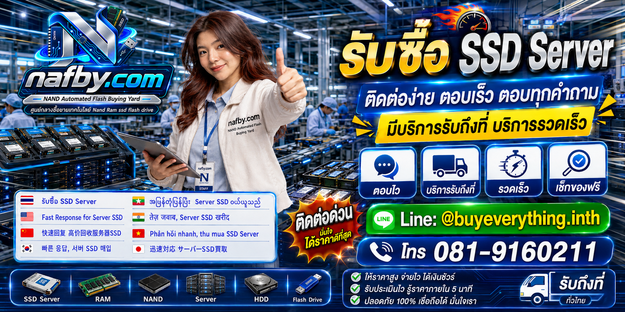 4 วิธีเตรียมสินค้ามือสองและ SSD Server ก่อนขายกับ nafby.com